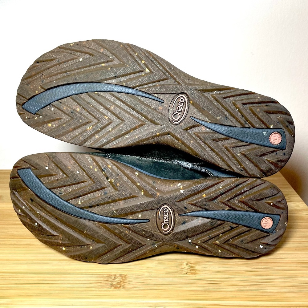 Chaco Barbary Castle Rock Waterproof Leather Wool Fold Down Collar Boots Booties - Picture 9 of 10